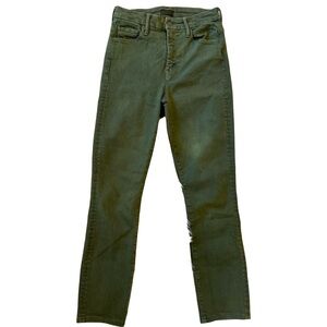 Mother The Looker Ankle Fray Jeans in ‘Second Chance.’